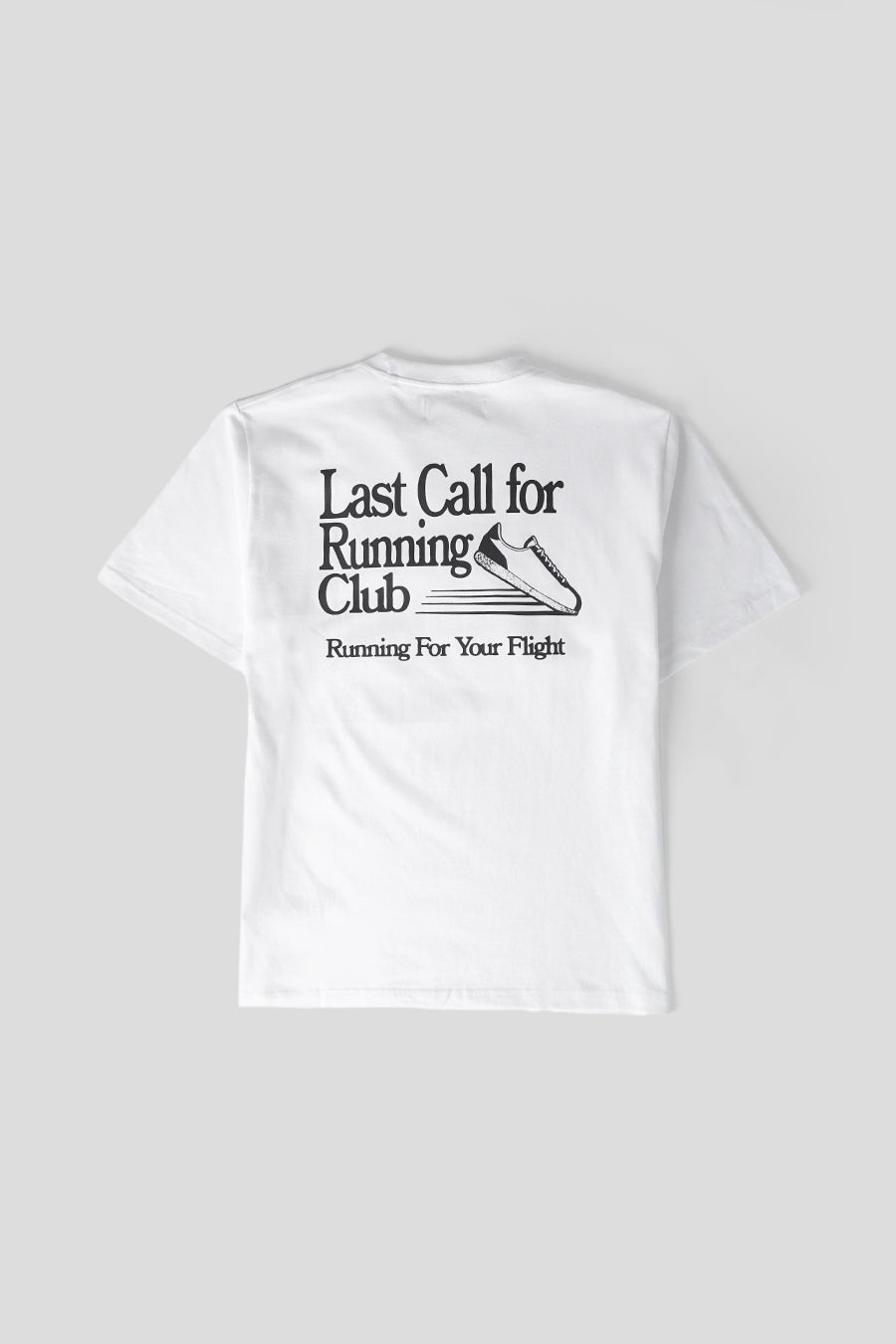 LAST CALL FOR - T-SHIRT RUNNING FOR YOUR FLIGHT MC WHITE - LE LABO STORE