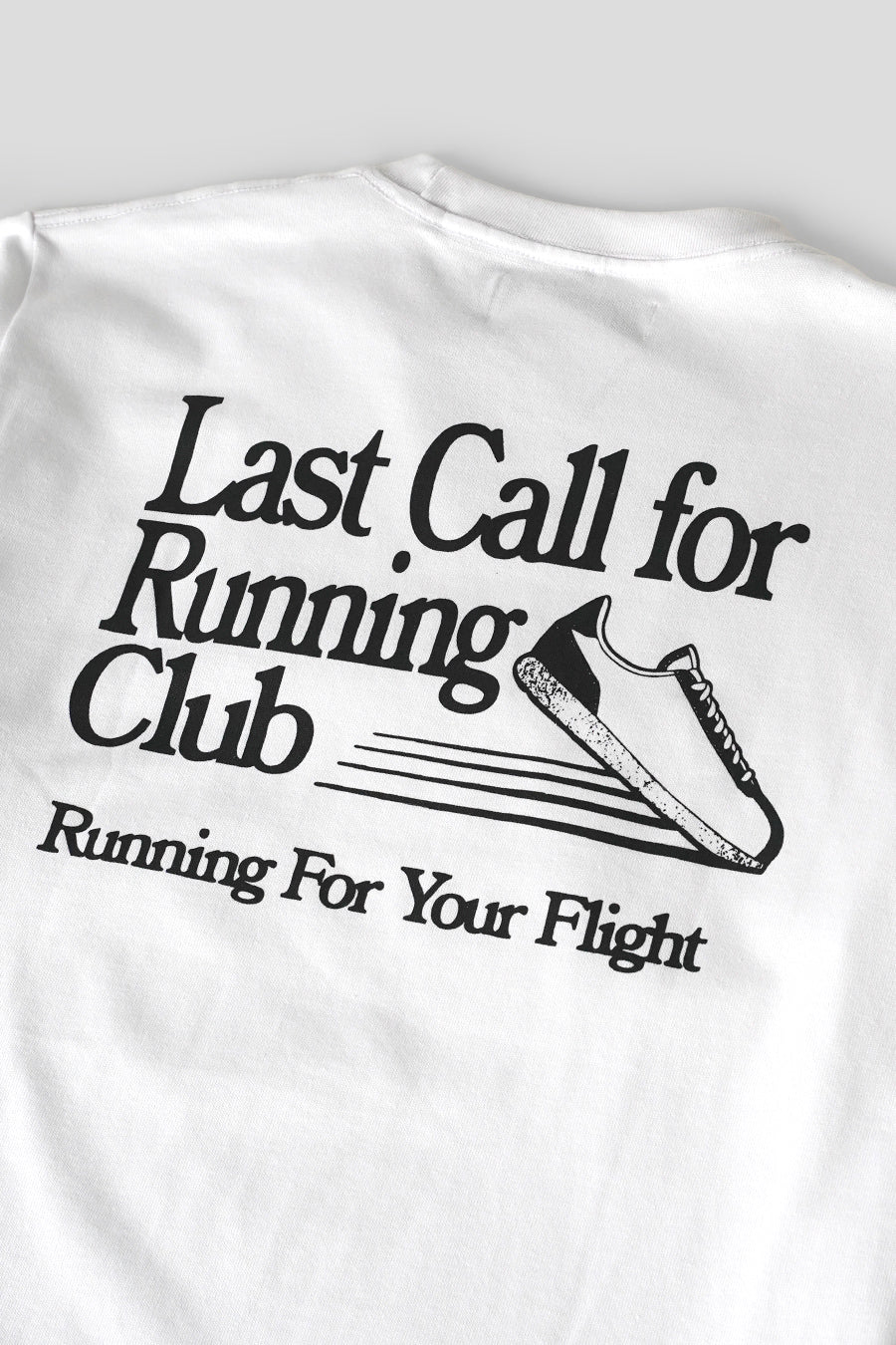 LAST CALL FOR - T-SHIRT RUNNING FOR YOUR FLIGHT MC WHITE - LE LABO STORE