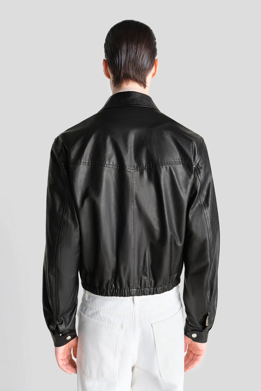 LEMAIRE - BLOUSON BIKER NOIR - LE LABO STORE
