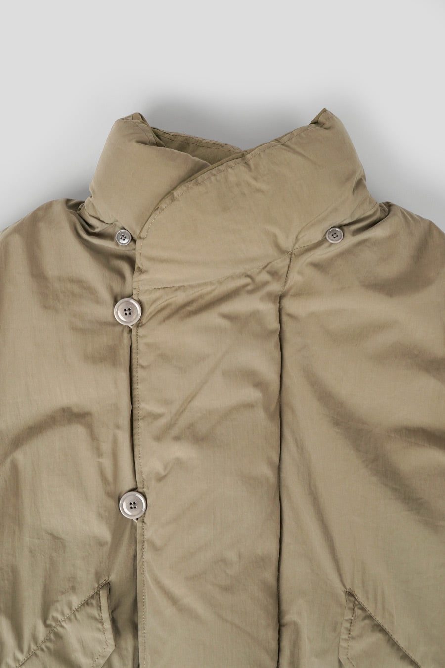 LEMAIRE - DESERT SAGE HOODED PUFFER - LE LABO STORE