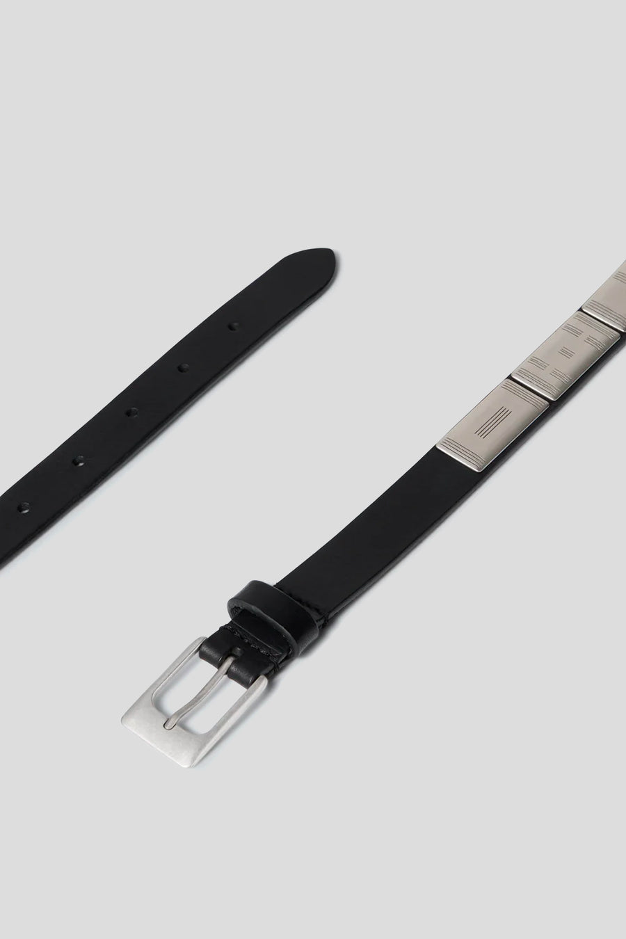 LEMAIRE - BLACK BUFFALO STUDS B BELT - LE LABO STORE