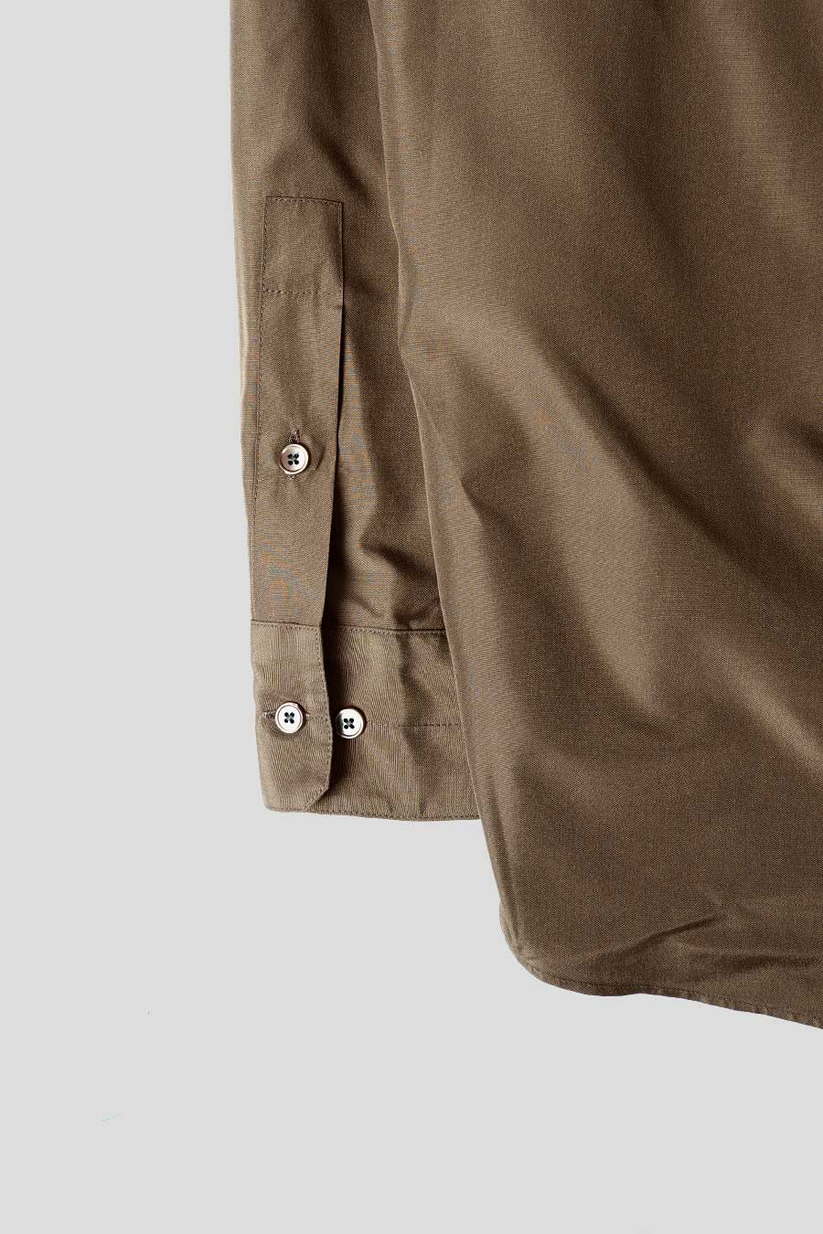 LEMAIRE - DARK TOBACCO RELAXED SHIRT