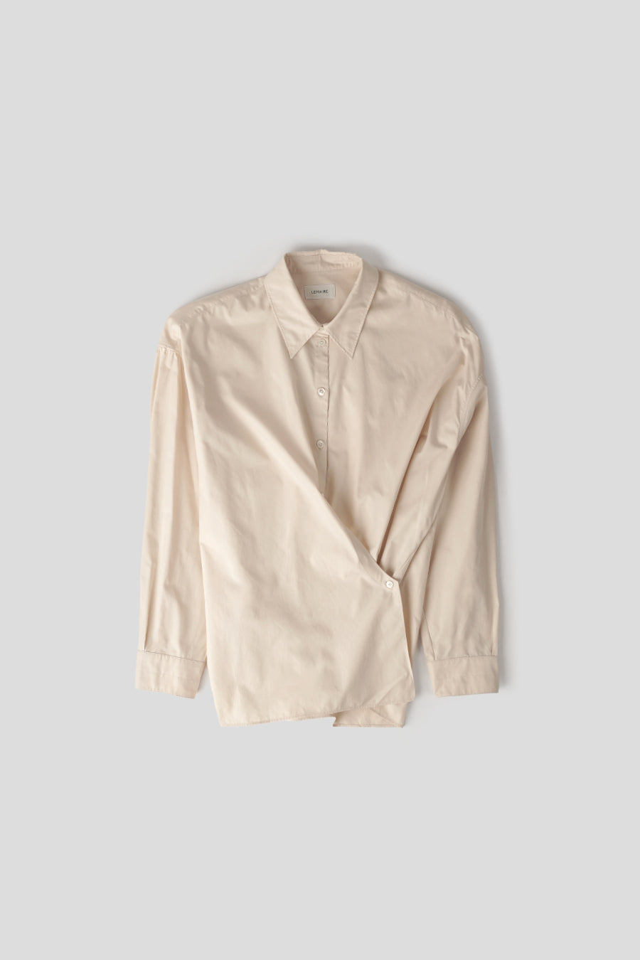 LEMAIRE - CHEMISE TWISTED À COL DROIT CRÈME - LE LABO STORE