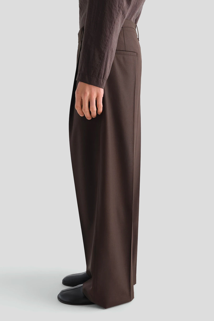 LEMAIRE - PANTALON SINGLE PLEAT TAILORED MOSS - LE LABO STORE