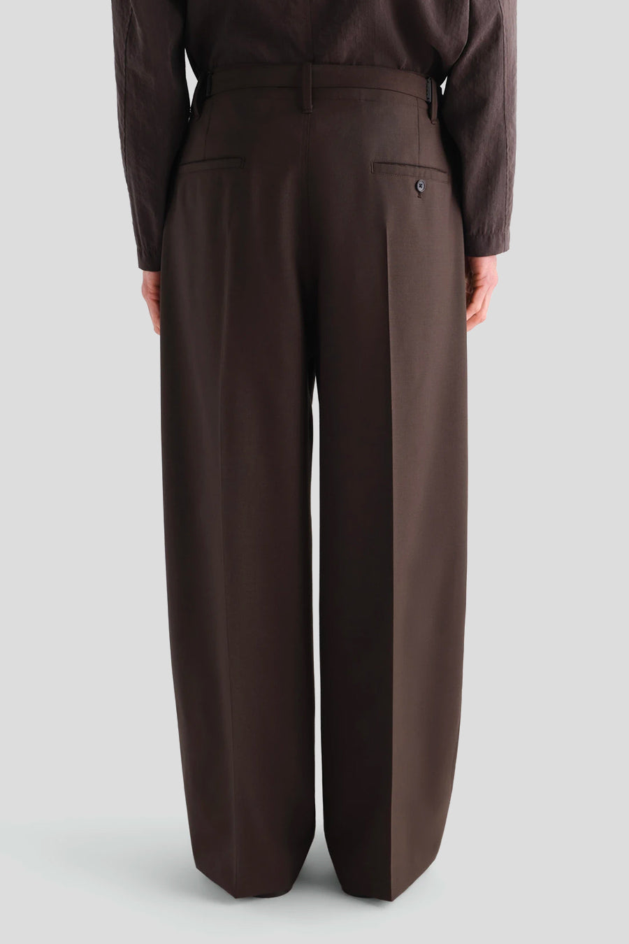 LEMAIRE - PANTALON SINGLE PLEAT TAILORED MOSS - LE LABO STORE
