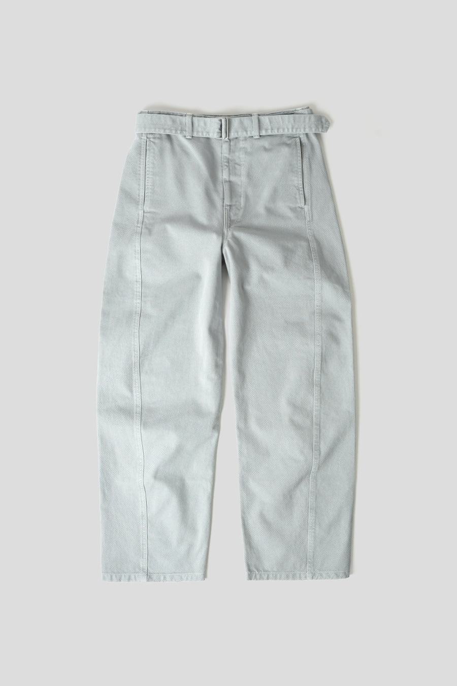 LEMAIRE - SNOWY BLUE GREY TWISTED BELTED PANT - LE LABO STORE