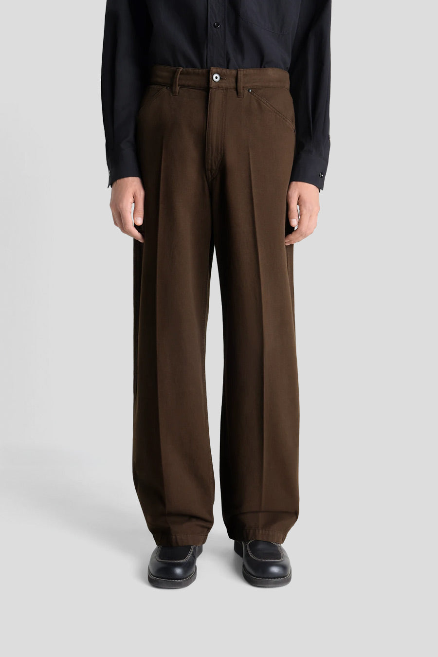 LEMAIRE - PANTALON WIDE CACAO - LE LABO STORE