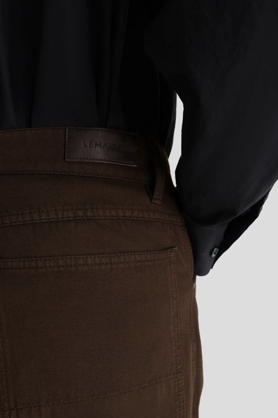 LEMAIRE - PANTALON WIDE CACAO - LE LABO STORE