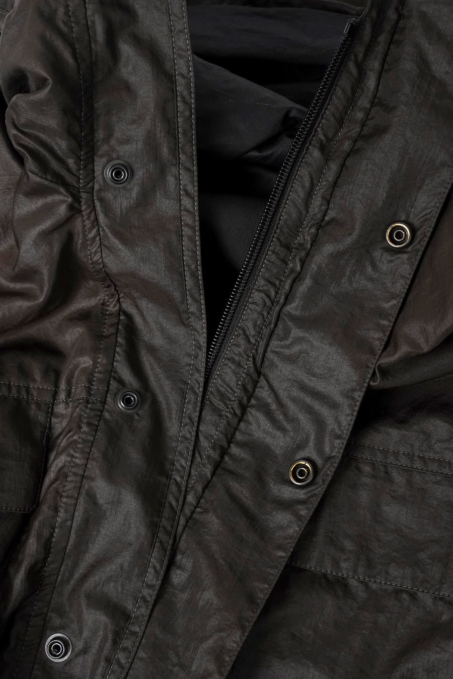 LEMAIRE - PARKA COURTE RAIN ESPRESSO - LE LABO STORE