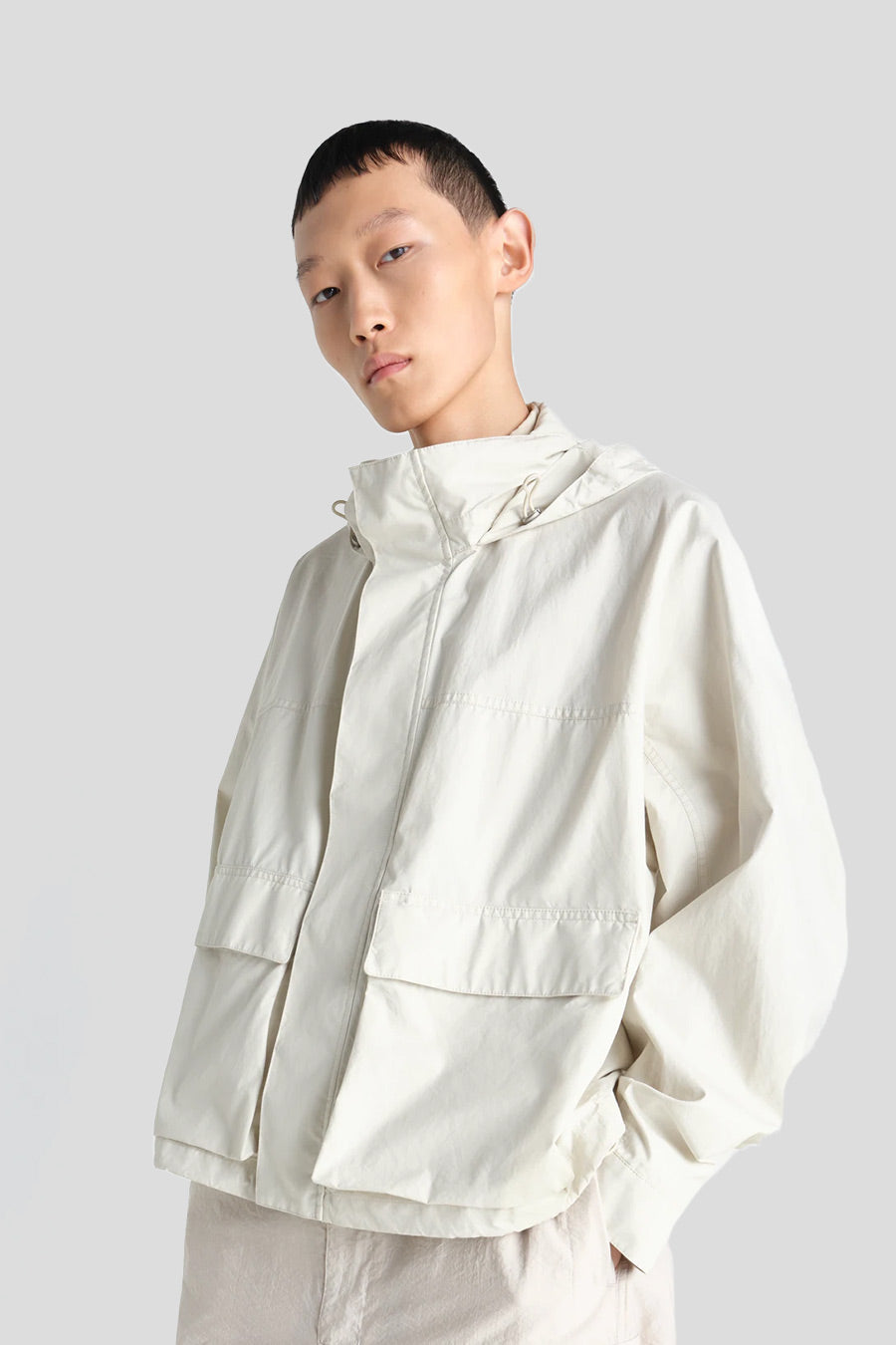 LEMAIRE - PARKA COURTE SOFT RAIN SOJA - LE LABO STORE