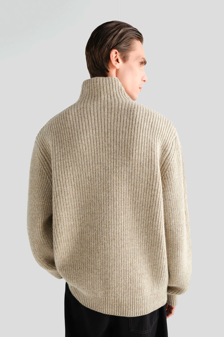LEMAIRE - PULL HIGH NECK SWEATER BEIGE - LE LABO STORE