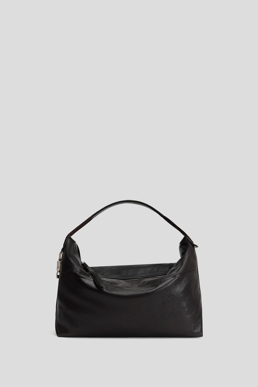 LEMAIRE - SAC BERLINGOT HOBO EN CUIR DARK CHOCOLATE - LE LABO STORE