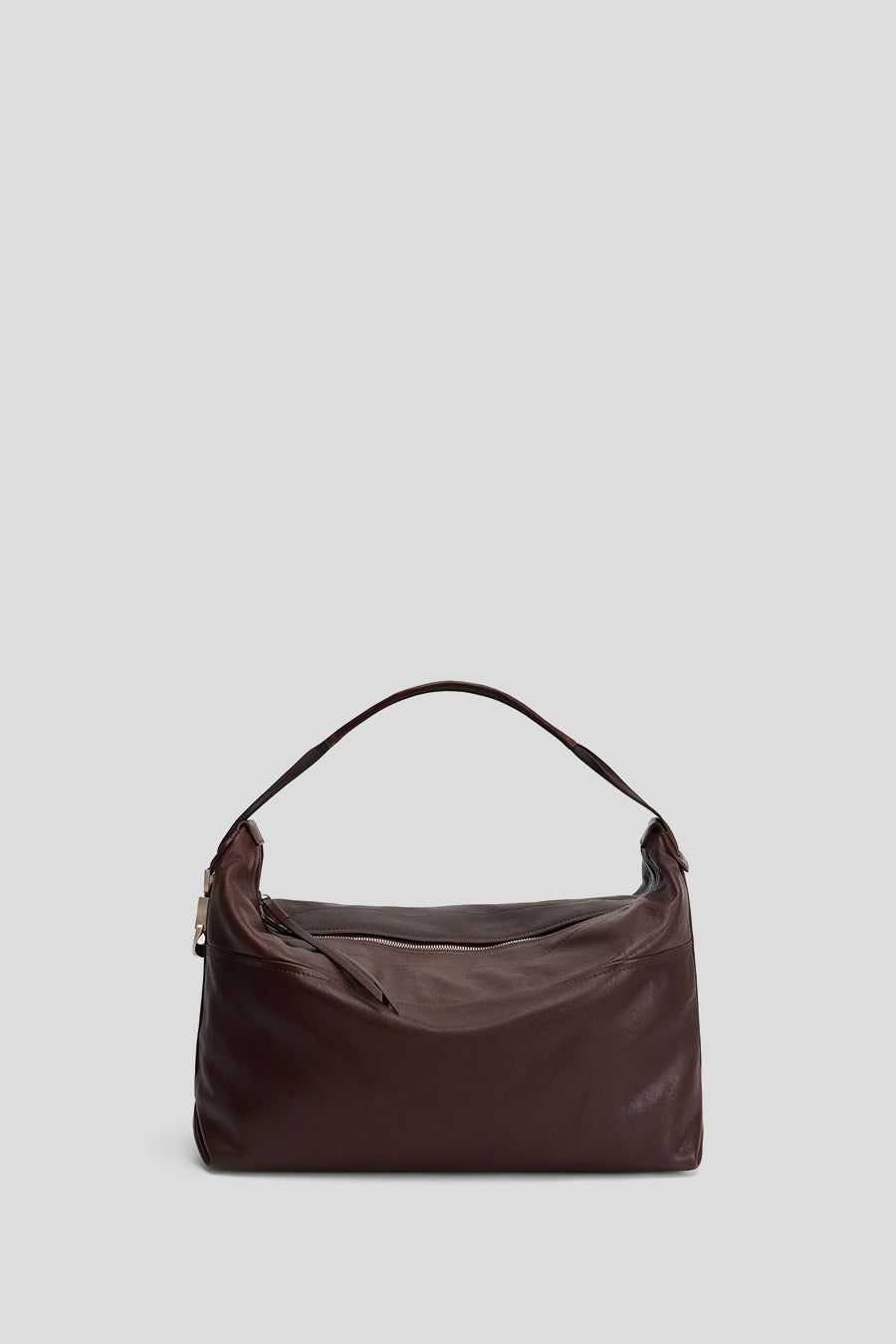 LEMAIRE - SAC BERLINGOT HOBO EN CUIR ESPRESSO - LE LABO STORE