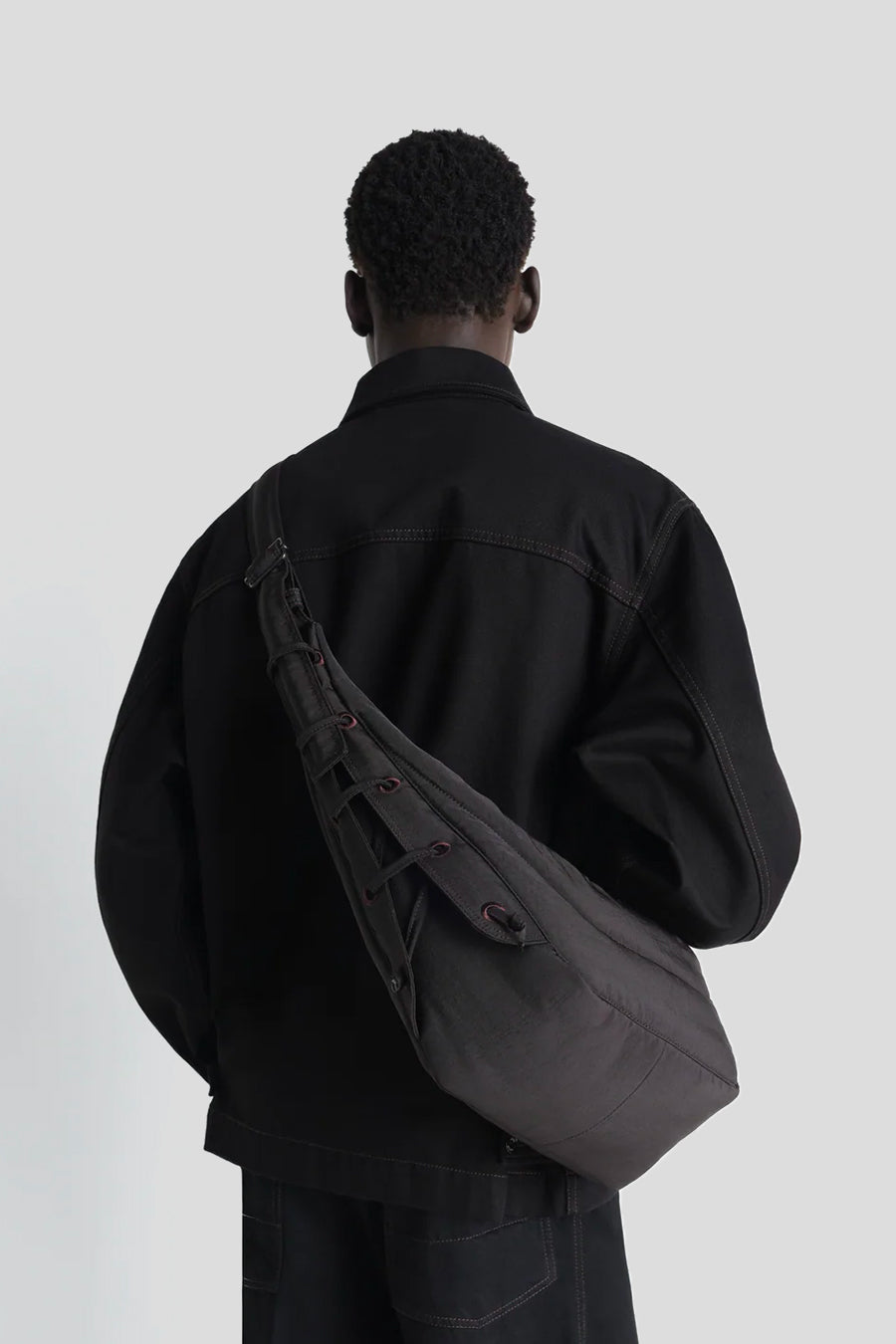 LEMAIRE - SAC MEDIUM SOFT GAME CHOCOLAT FONCÉ - LE LABO STORE