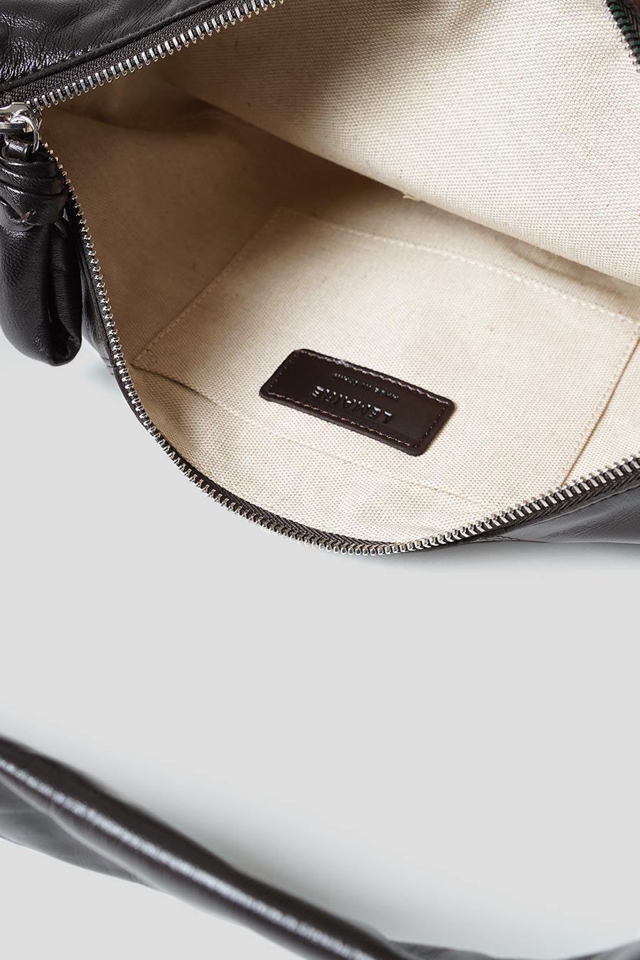 LEMAIRE - SAC SMALL CROISSANT DARK CHOCOLATE - LE LABO STORE