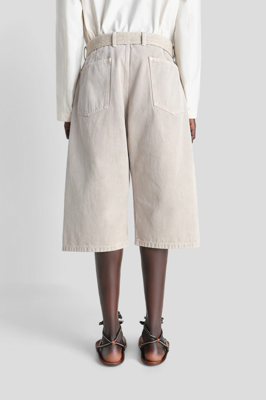 LEMAIRE - SHORT DENIM MOONSTONE - LE LABO STORE