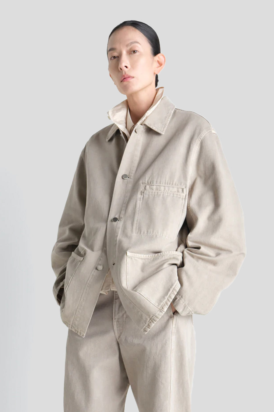 LEMAIRE - MOONSTONE UTILITY OVERSHIRT - LE LABO STORE