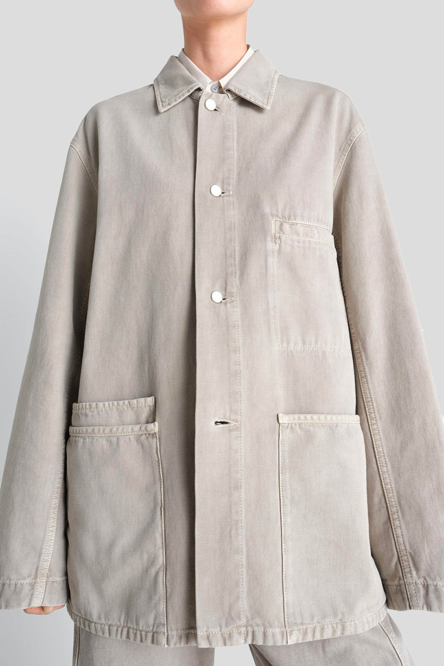 LEMAIRE - MOONSTONE UTILITY OVERSHIRT - LE LABO STORE