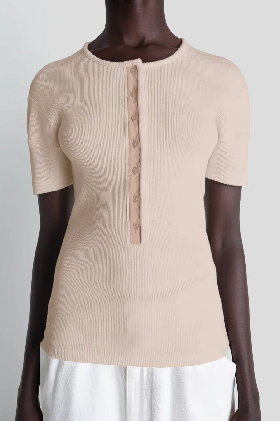 LEMAIRE - SAGE FITTED HENLEY TOP - LE LABO STORE