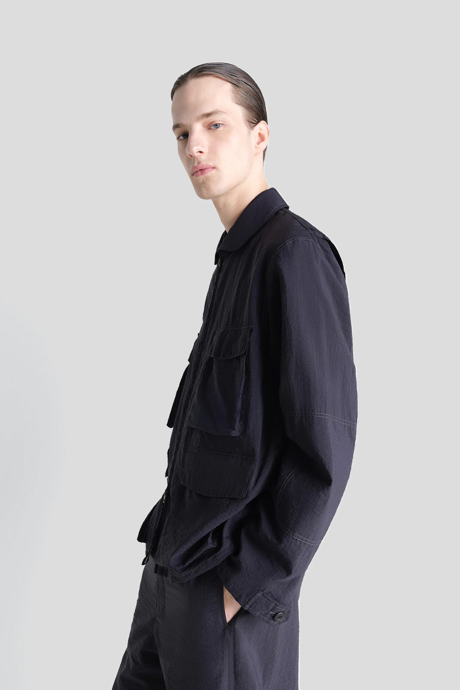 LEMAIRE - VESTE 3D POCKET SQUID INK - LE LABO STORE