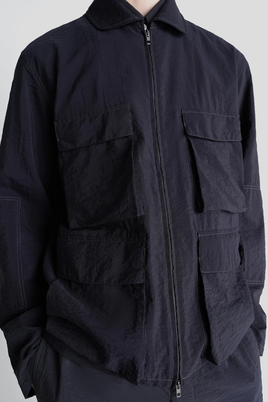 LEMAIRE - VESTE 3D POCKET SQUID INK - LE LABO STORE