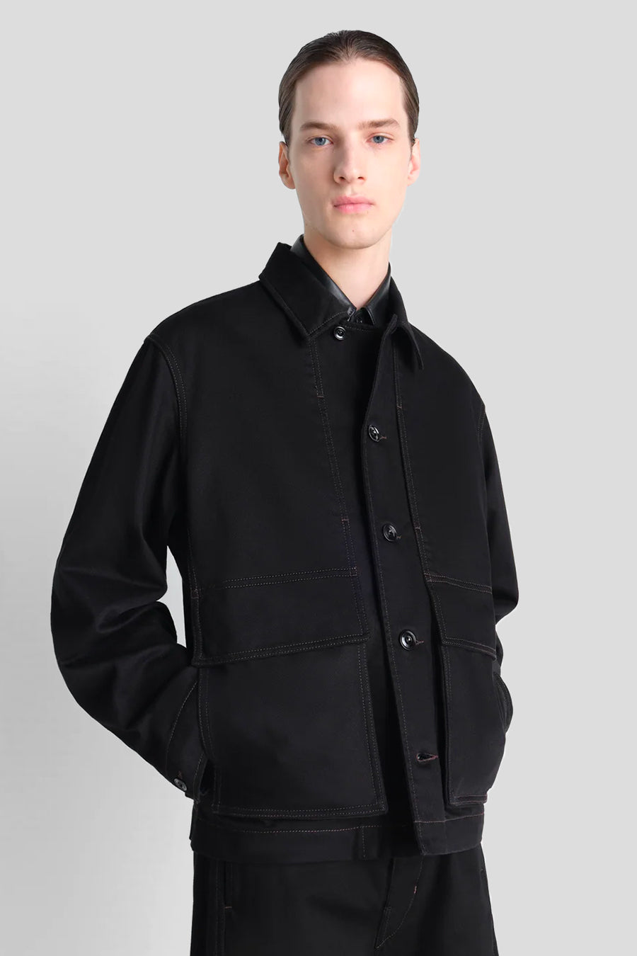 LEMAIRE - VESTE BOXY NOIRE - LE LABO STORE
