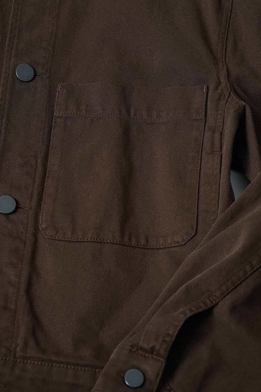 LEMAIRE - VESTE BOXY TRUCKER ESPRESSO – LE LABO STORE