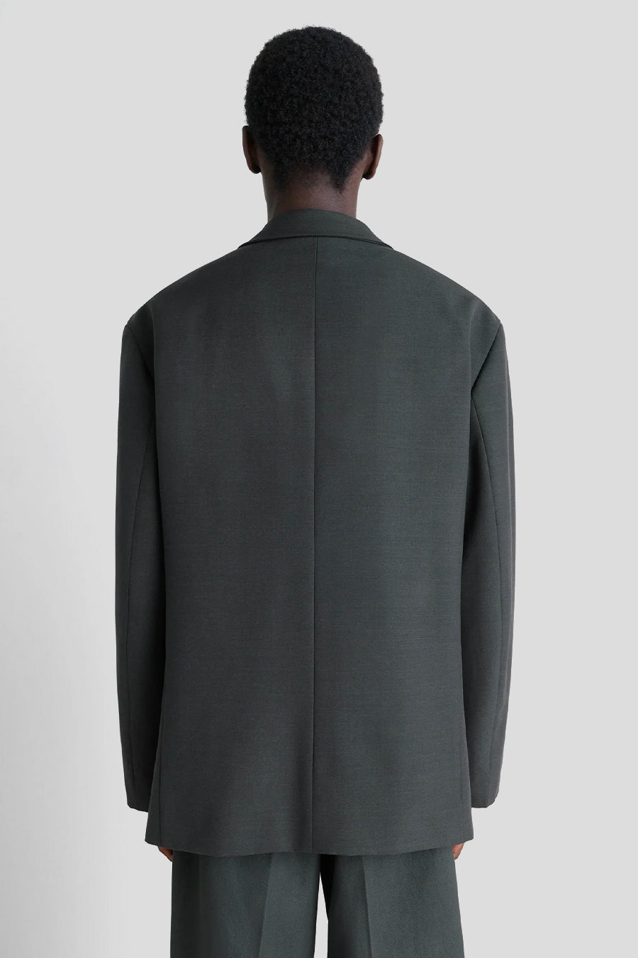 LEMAIRE - VESTE TAILLEUR À DOUBLE BOUTONNAGE GRIS FONCÉ - LE LABO STORE