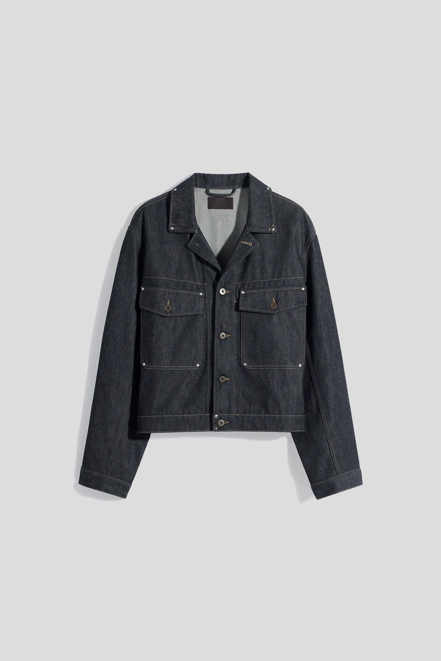 LEMAIRE - VESTE TRUCKER STUDS SLATE - LE LABO STORE