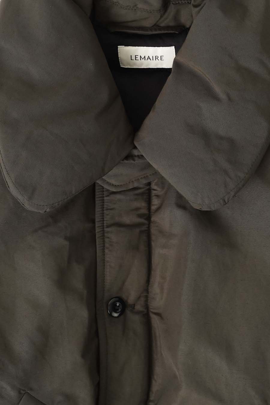 LEMAIRE - DOUDOUNE COURTE MATELASSÉE ESPRESSO FONCÉ - LE LABO STORE