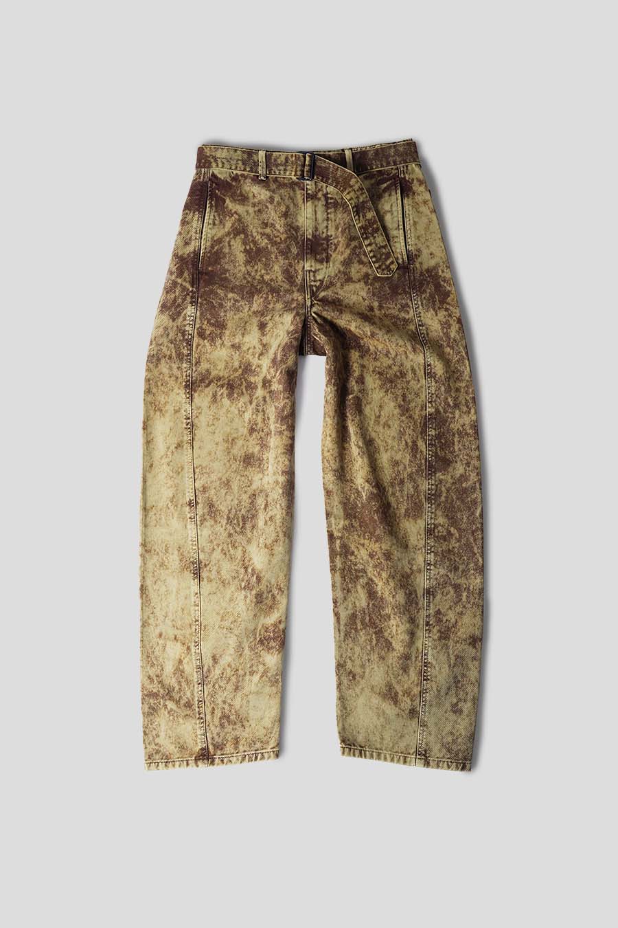 LEMAIRE - TWISTED BELTED TROUSERS BRONZE - LE LABO STORE