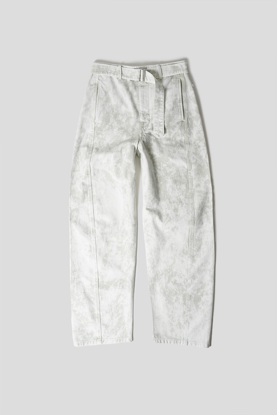 LEMAIRE - TWISTED BELTED TROUSERS LIGHT GREY - LE LABO STORE
