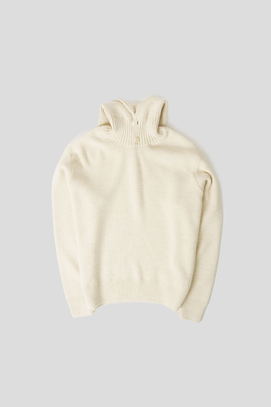 LEMAIRE - PULL À CAPUCHE BEIGE CLAIR - LE LABO STORE