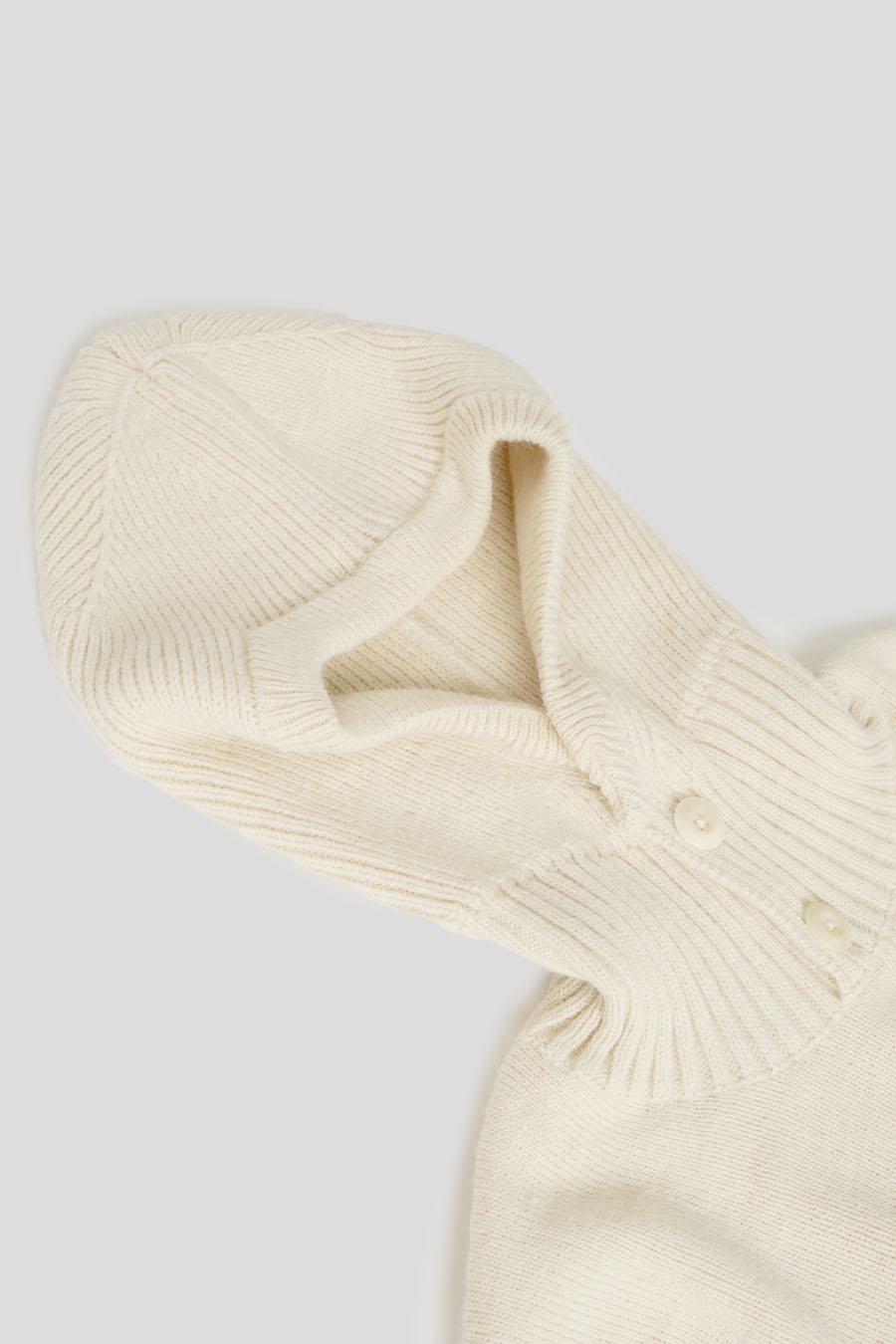 LEMAIRE - PULL À CAPUCHE BEIGE CLAIR - LE LABO STORE