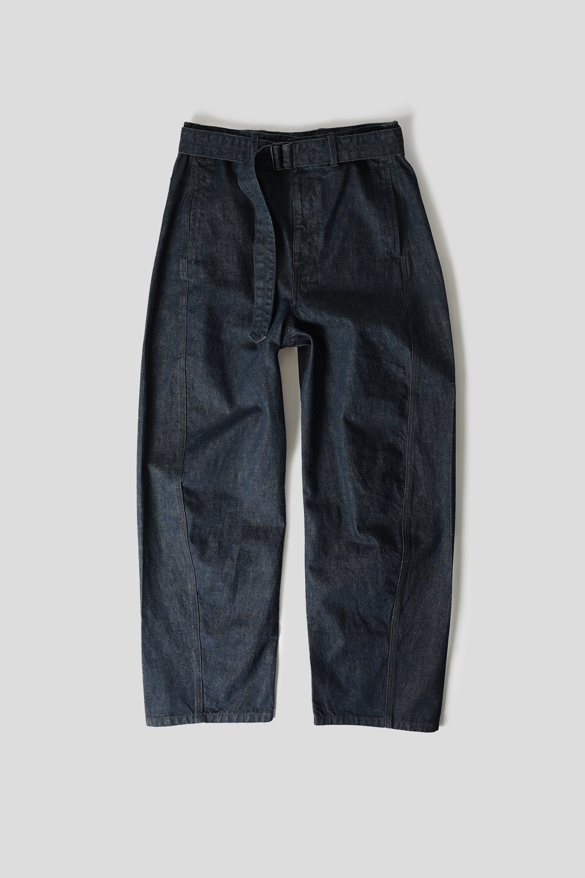 LEMAIRE - TWISTED BELTED INDIGO TROUSERS - LE LABO STORE