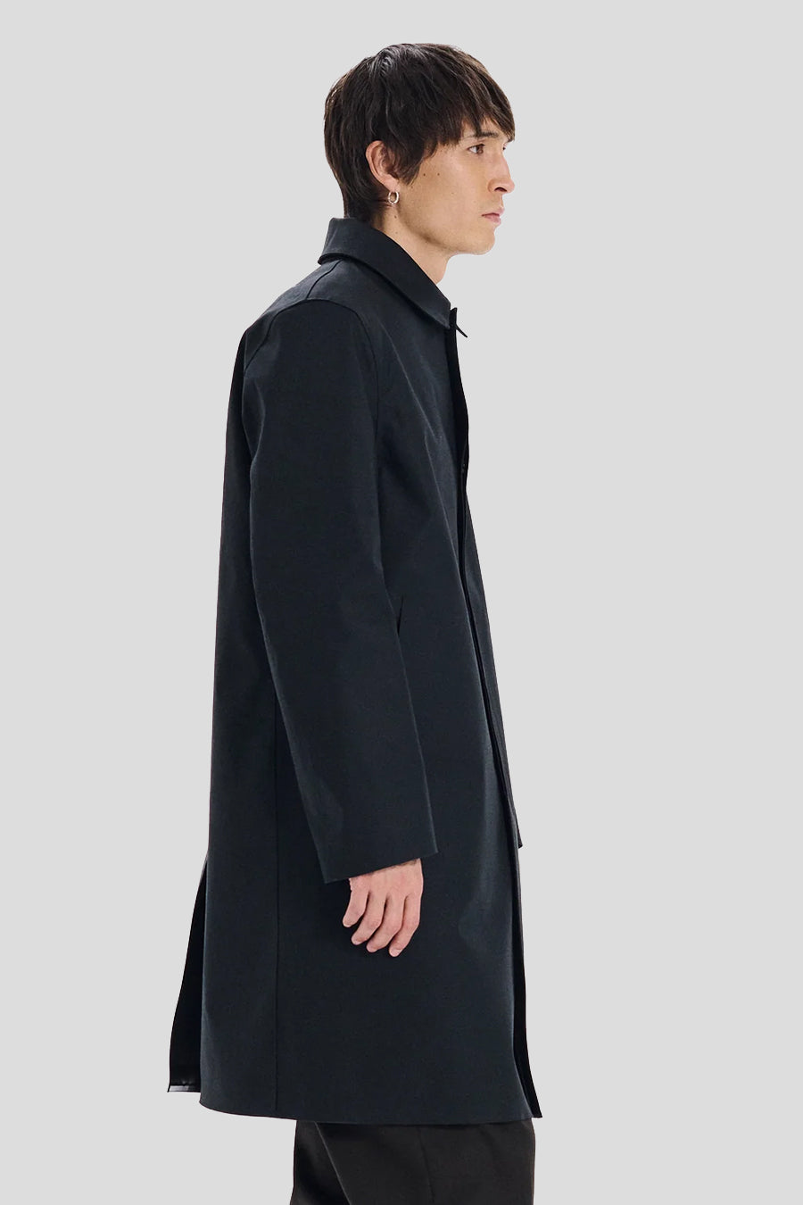 MACKINTOSH - COAT HUMBIE CASHMERE WOOL BLEND BLACK - LE LABO STORE