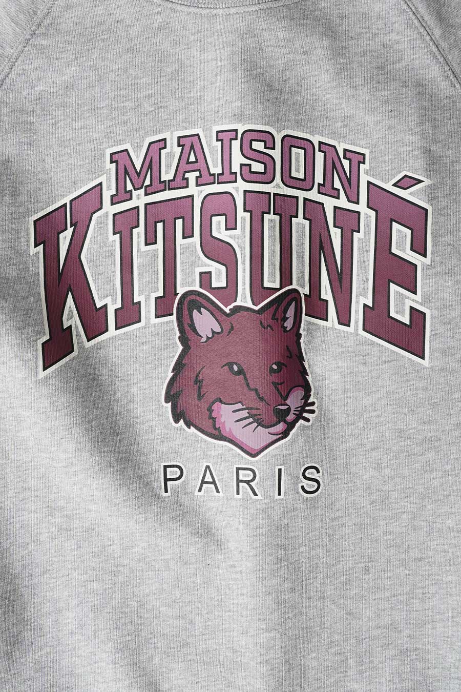 Maison kitsune 2025 grey sweatshirt