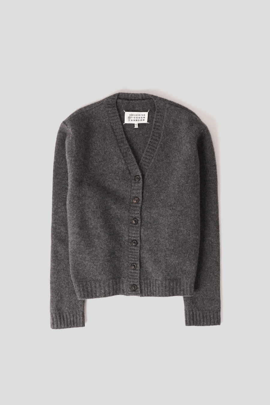 Maison Margiela - GREY V-NECK CARDIGAN - LE LABO STORE