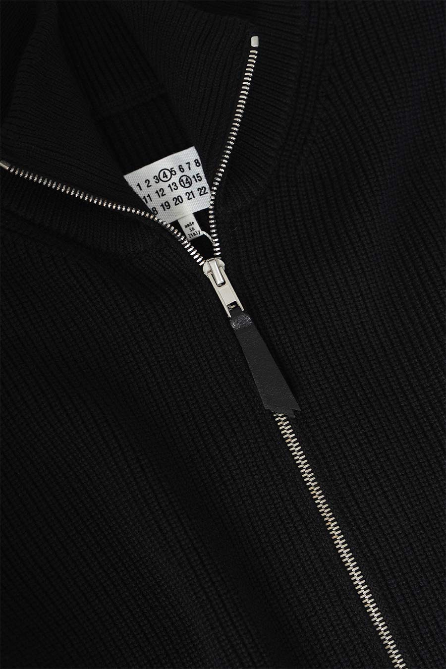 Maison Margiela - CARDIGAN ZIPPÉ NOIR - LE LABO STORE