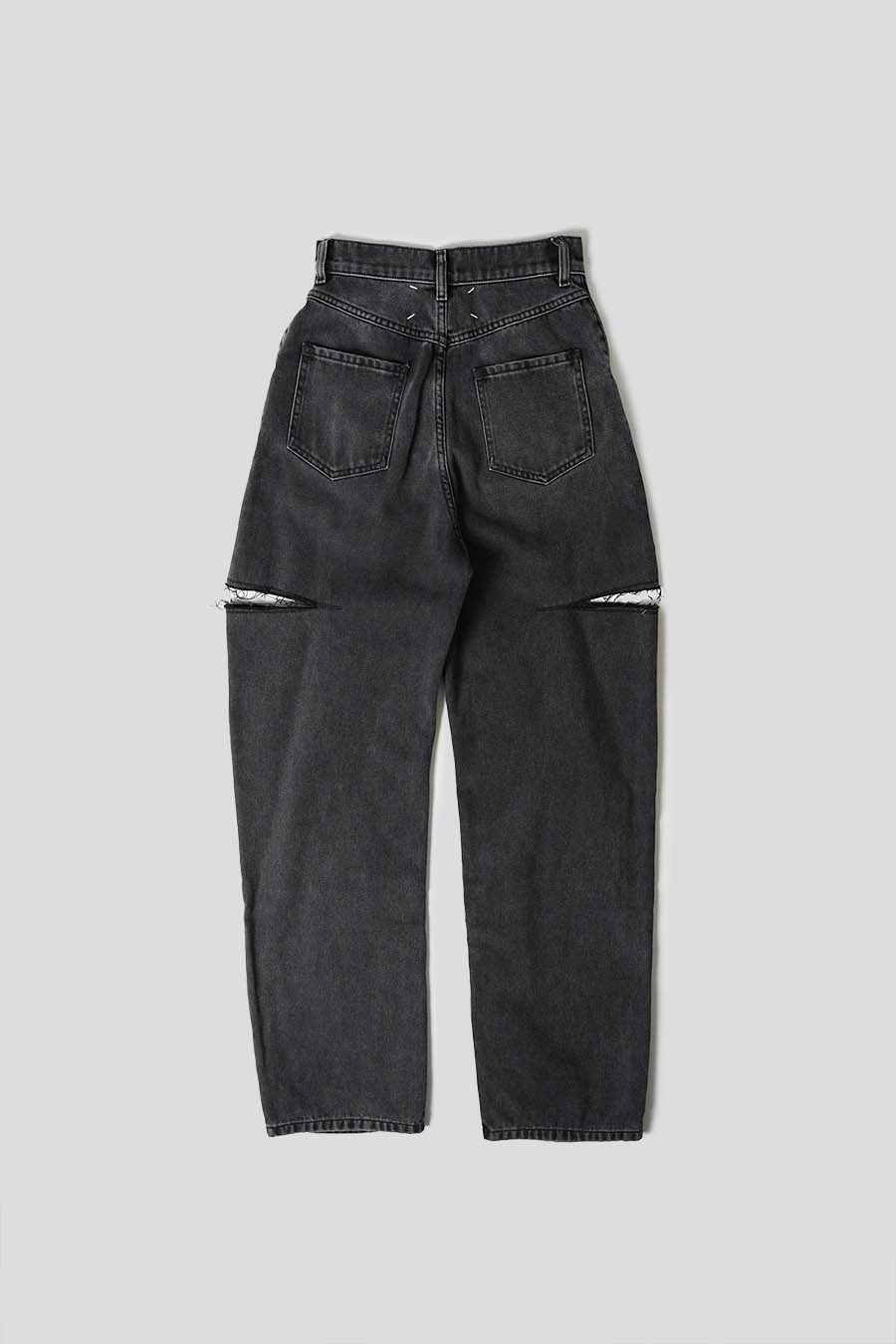 Maison Margiela - JEAN À DÉCOUPES NOIR - LE LABO STORE