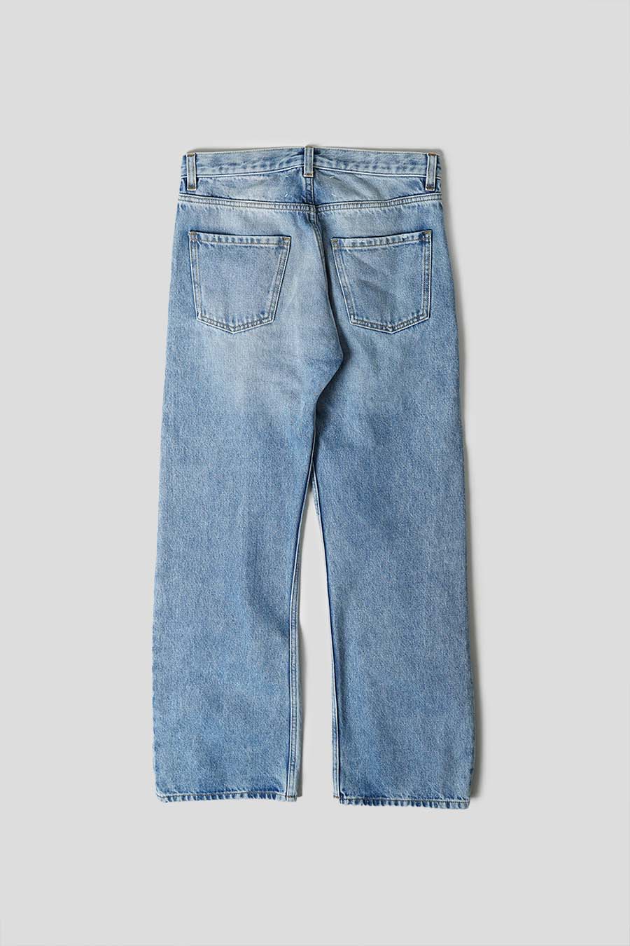 Maison Margiela - JEAN DROIT À POCHES CONTRASTÉES BLEU - LE LABO STORE