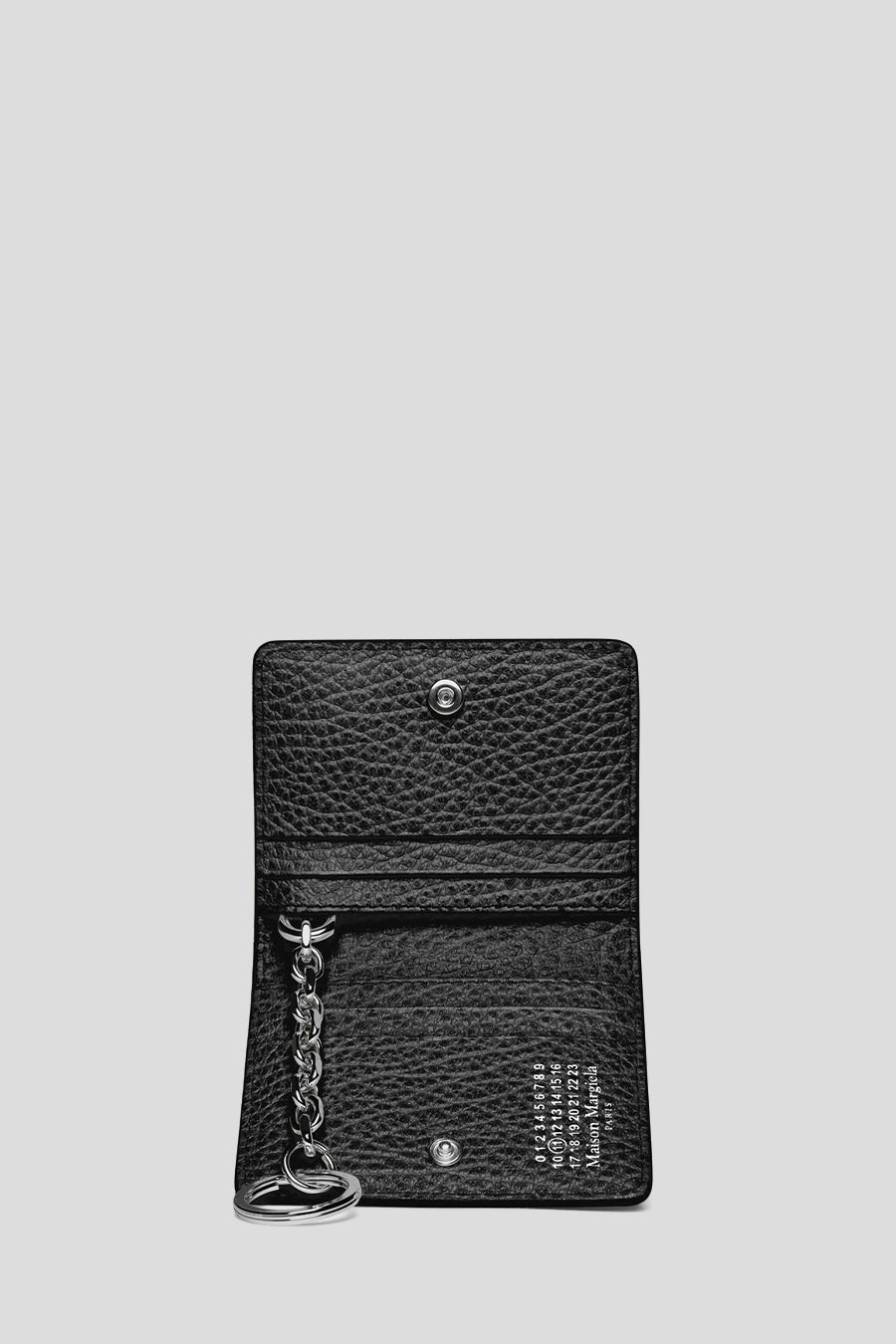 Maison Margiela - PORTE-CARTES PORTE-CLÉS FOUR STITCHES NOIR - LE LABO STORE