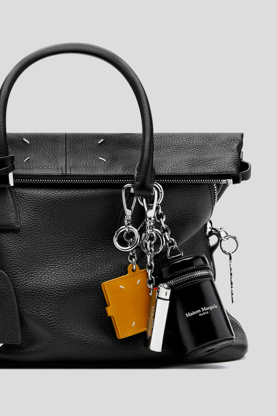 Maison Margiela - PORTE-CLÉS ÉTUI À BRIQUET ARGENTÉ - LE LABO STORE