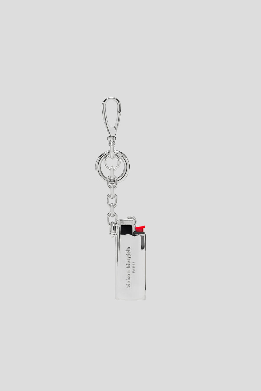 Maison Margiela - PORTE-CLÉS ÉTUI À BRIQUET ARGENTÉ - LE LABO STORE