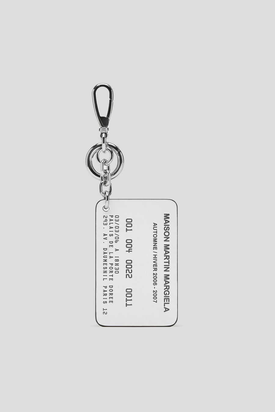 Maison Margiela - PORTE-CLÉS PORTE-CARTES EN CUIR NOIR - LE LABO STORE