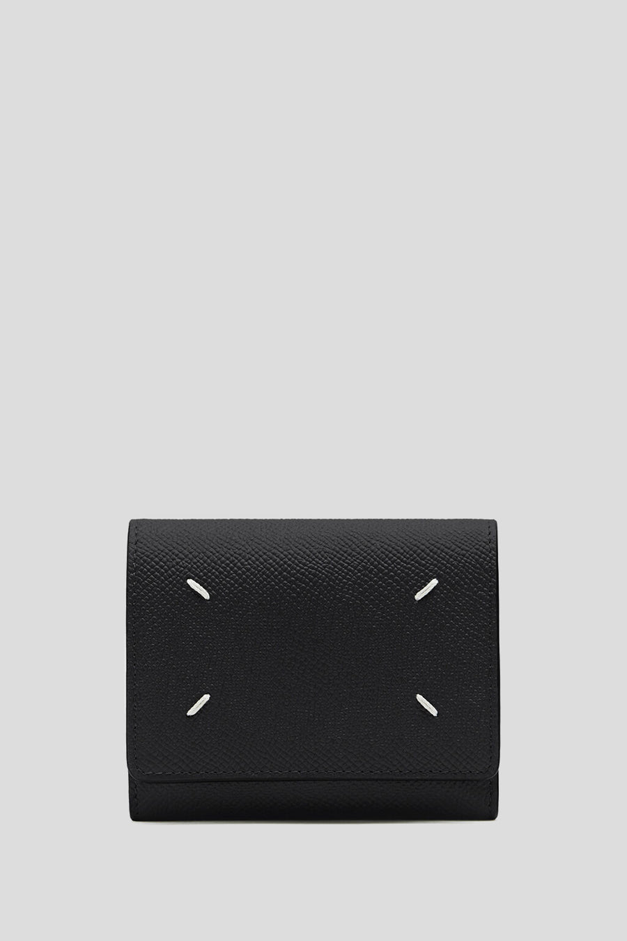 Maison Margiela - PORTEFEUILLE FOUR STITCHES EN CUIR NOIR - LE LABO STORE