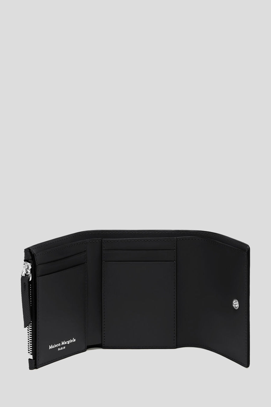 Maison Margiela - PORTEFEUILLE FOUR STITCHES EN CUIR NOIR - LE LABO STORE