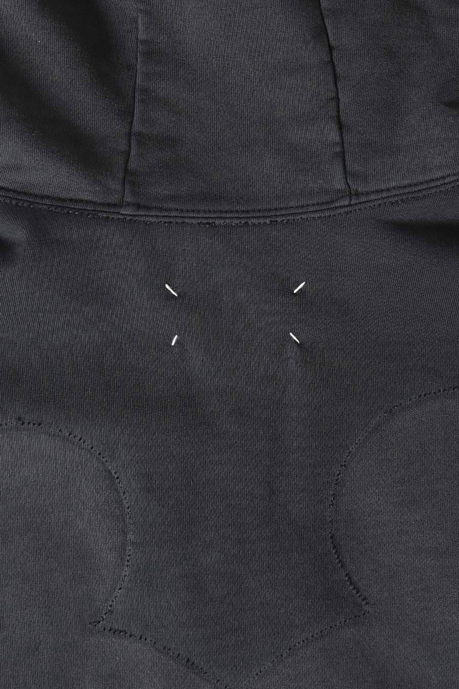 Maison Margiela - VESTE SWEAT NOIR DÉLAVÉ - LE LABO STORE