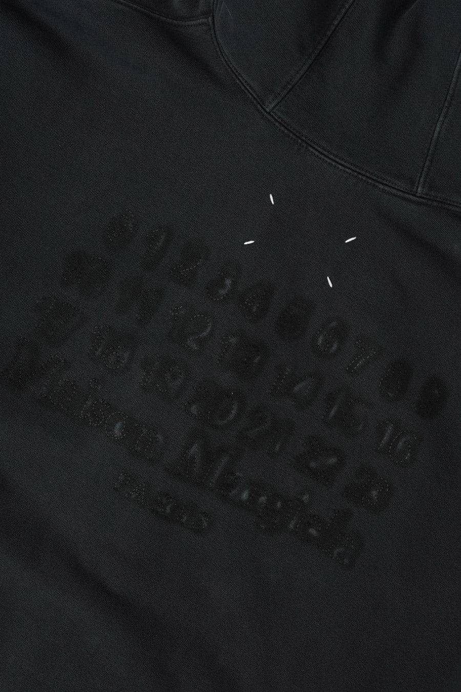 Maison Margiela - SWEAT-SHIRT À CAPUCHE ZIPPÉE NOIR - LE LABO STORE