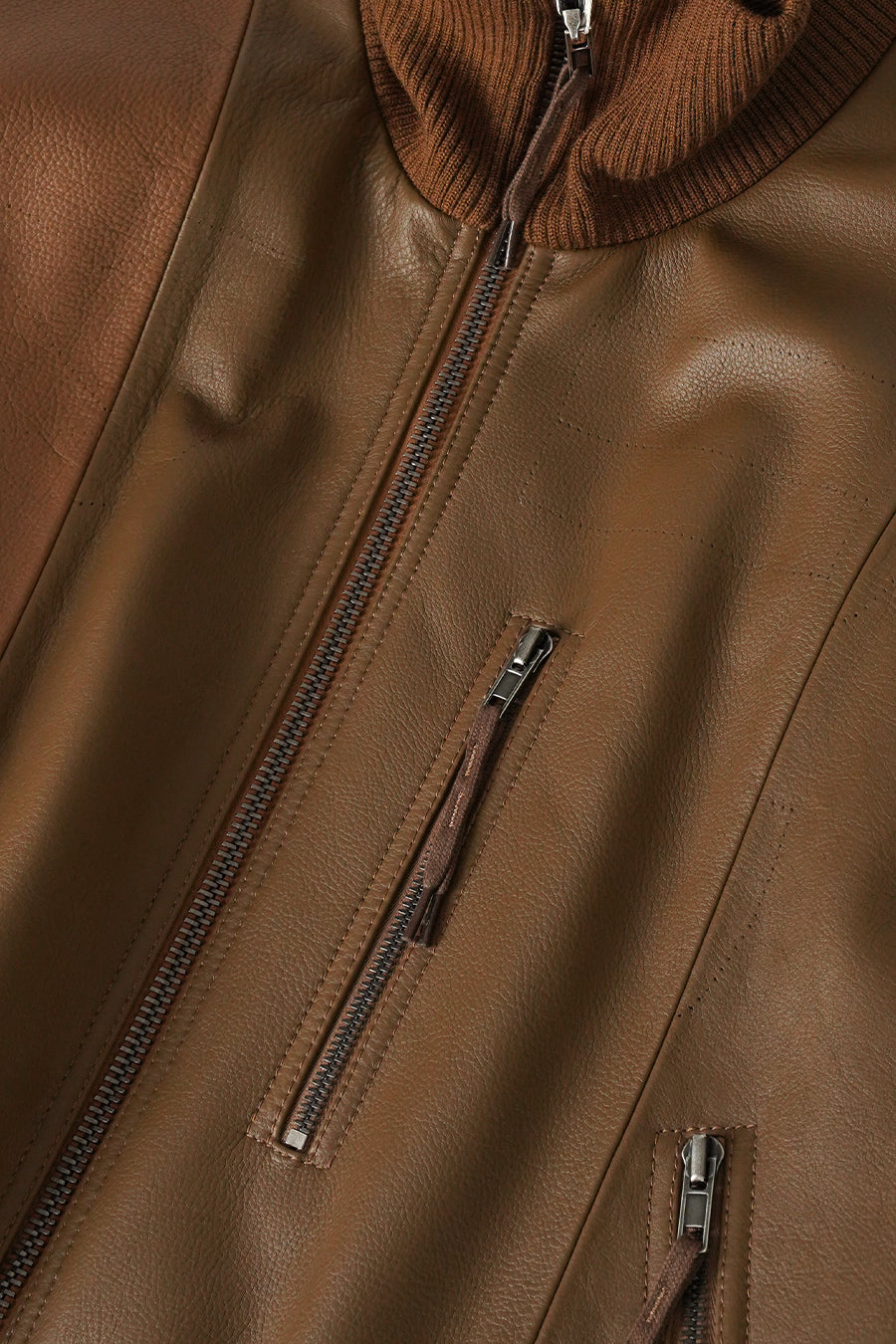Maison Margiela - ASSEMBLED LEATHER BOMBER JACKET - LE LABO STORE